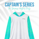 Salt Skins Men's Performance Hoodie Mingy Snapper Captains Series II - The Ultimate Performance Men's Long Sleeve Fishing Shirt