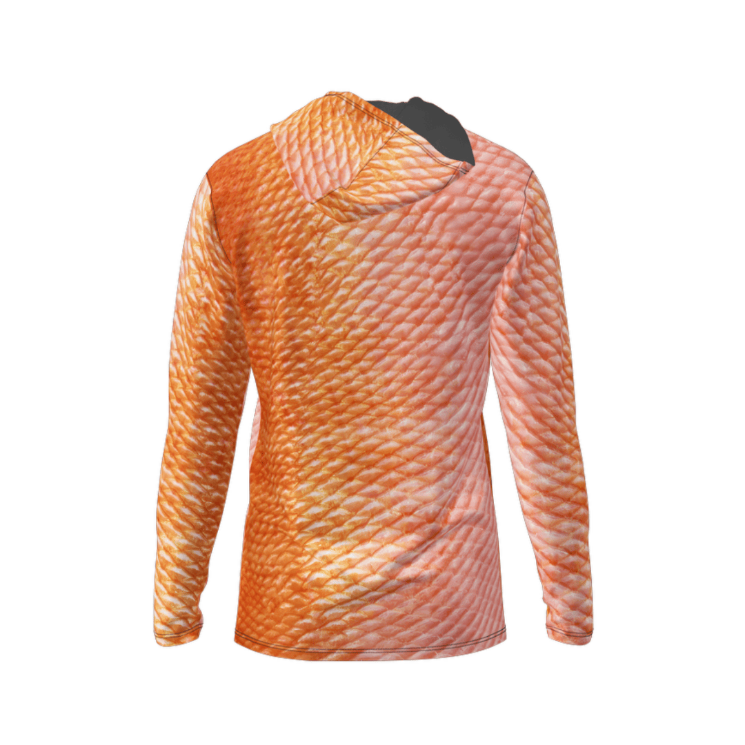 Salt Skins Men's Performance Hoodie Mutton Snapper Men's Long Sleeve Performance Fishing Shirt (Copy) (Copy)