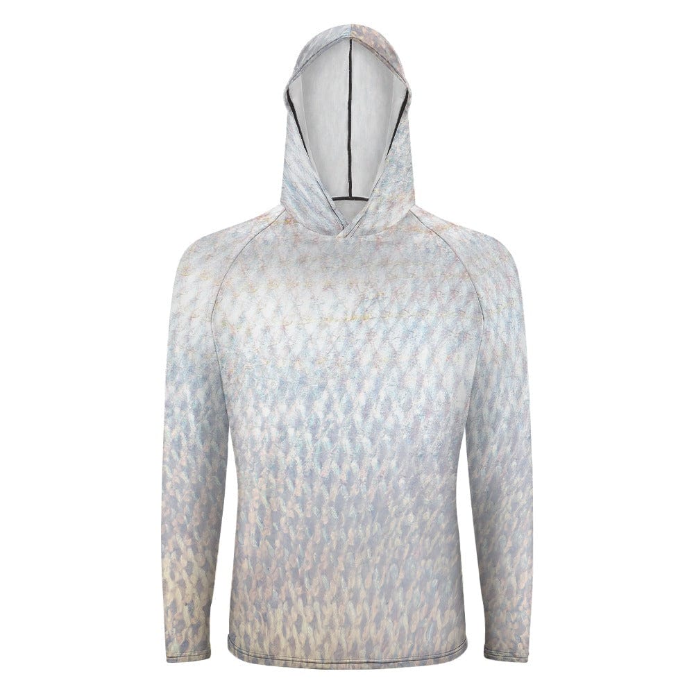 Salt Skins Men's Performance Hoodie Mutton Snapper Men's Long Sleeve Sun Protection Hoodie