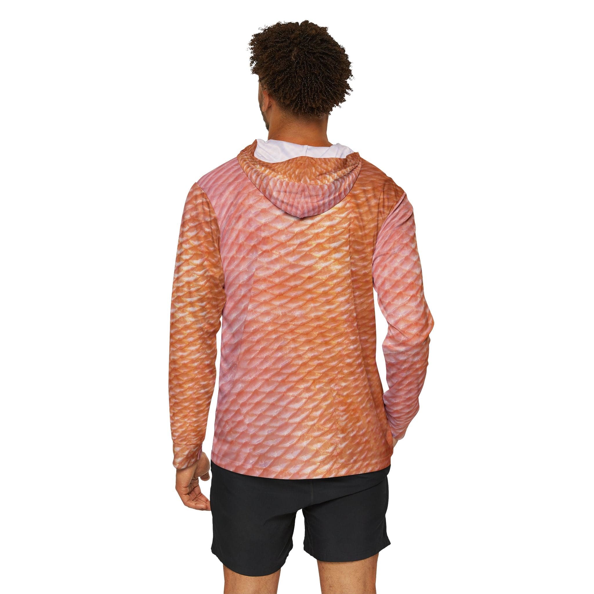 Salt Skins Men's Performance Hoodie Mutton Snapper Men's Ultimate Performance Long Sleeve Fishing Shirt