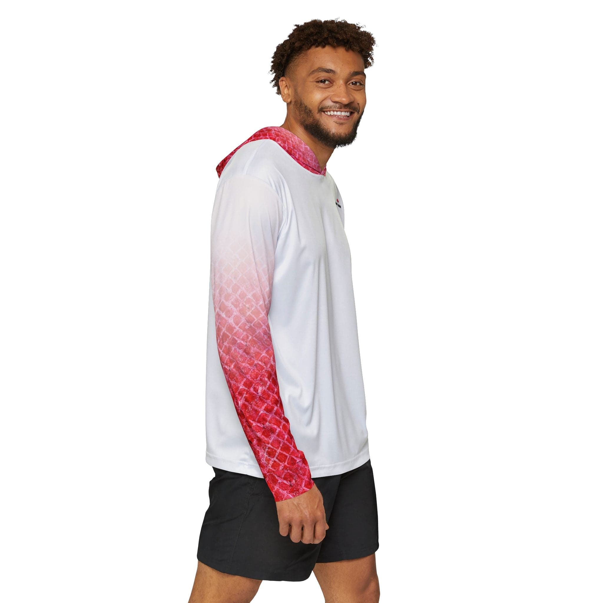 Salt Skins Men's Performance Hoodie Red Snapper Captains Series II - The Ultimate Performance Men's Long Sleeve Fishing Shirt