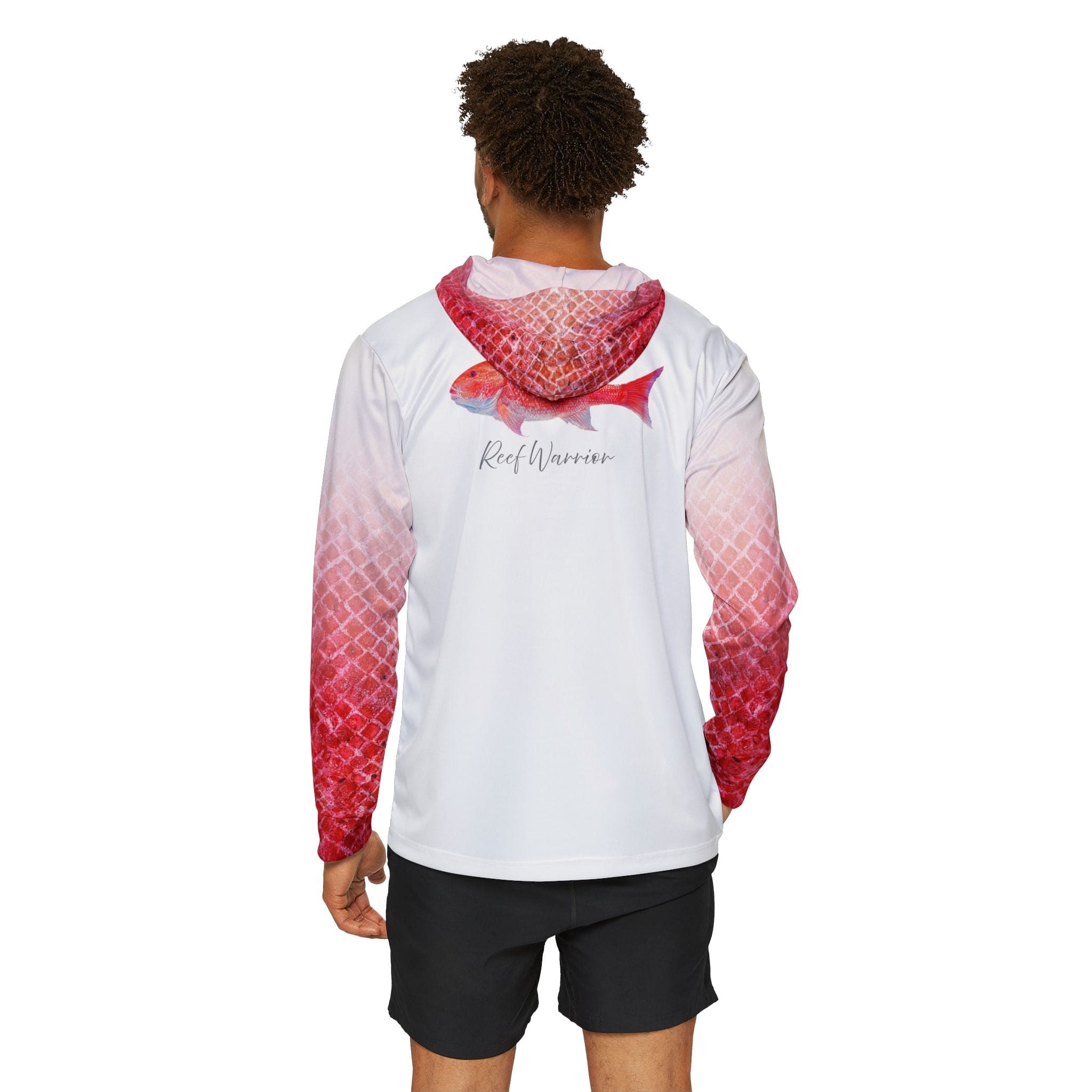 Salt Skins Men's Performance Hoodie Red Snapper Captains Series II - The Ultimate Performance Men's Long Sleeve Fishing Shirt