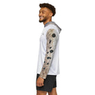 Salt Skins Men's Performance Hoodie Redfish Grey Master Men's Ultimate Performance Long Sleeve Fishing Shirt