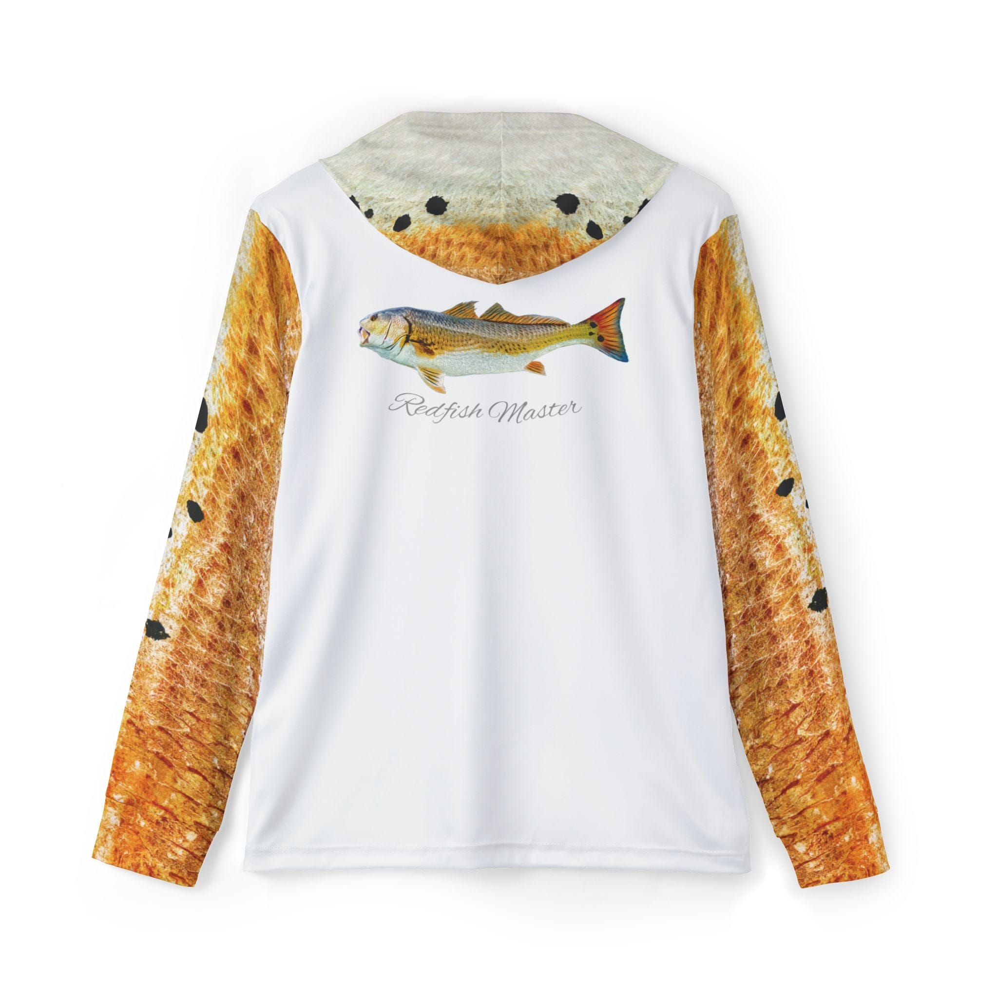 Salt Skins Men's Performance Hoodie Redfish Master Men's Ultimate Performance Long Sleeve Fishing Shirt