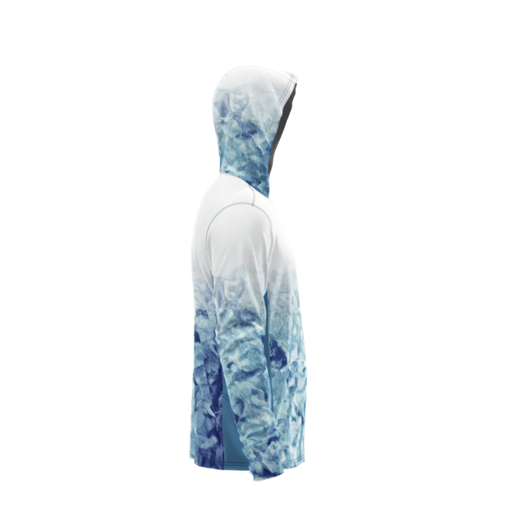 Salt Skins Men's Performance Hoodie Reef Water Camo Side Vent Performance Hoodie (Copy)