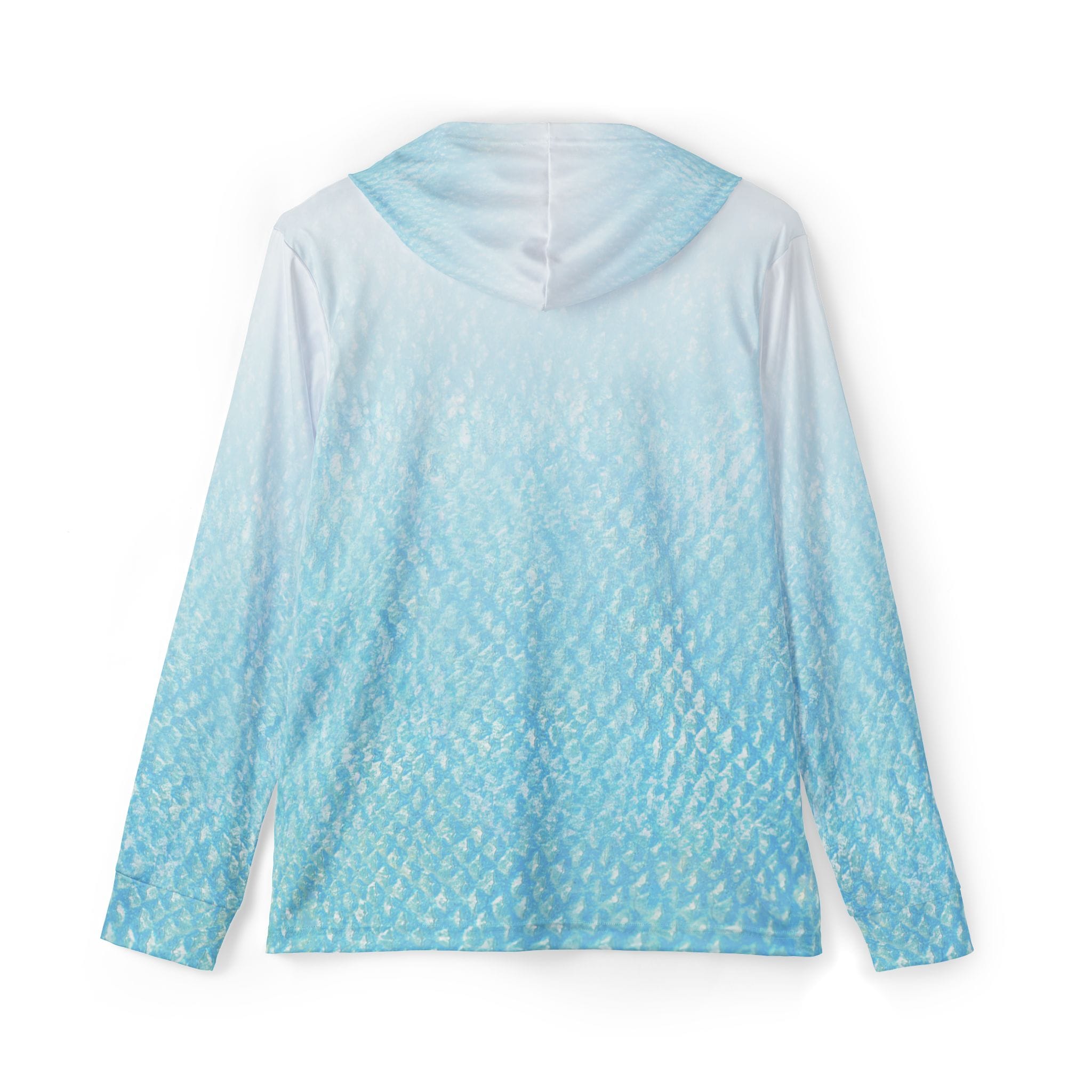 Salt Skins Men's Performance Hoodie Salty Blue / XS Blue Sky Water Camo - The Ultimate Performance Men's Long Sleeve Fishing Shirt