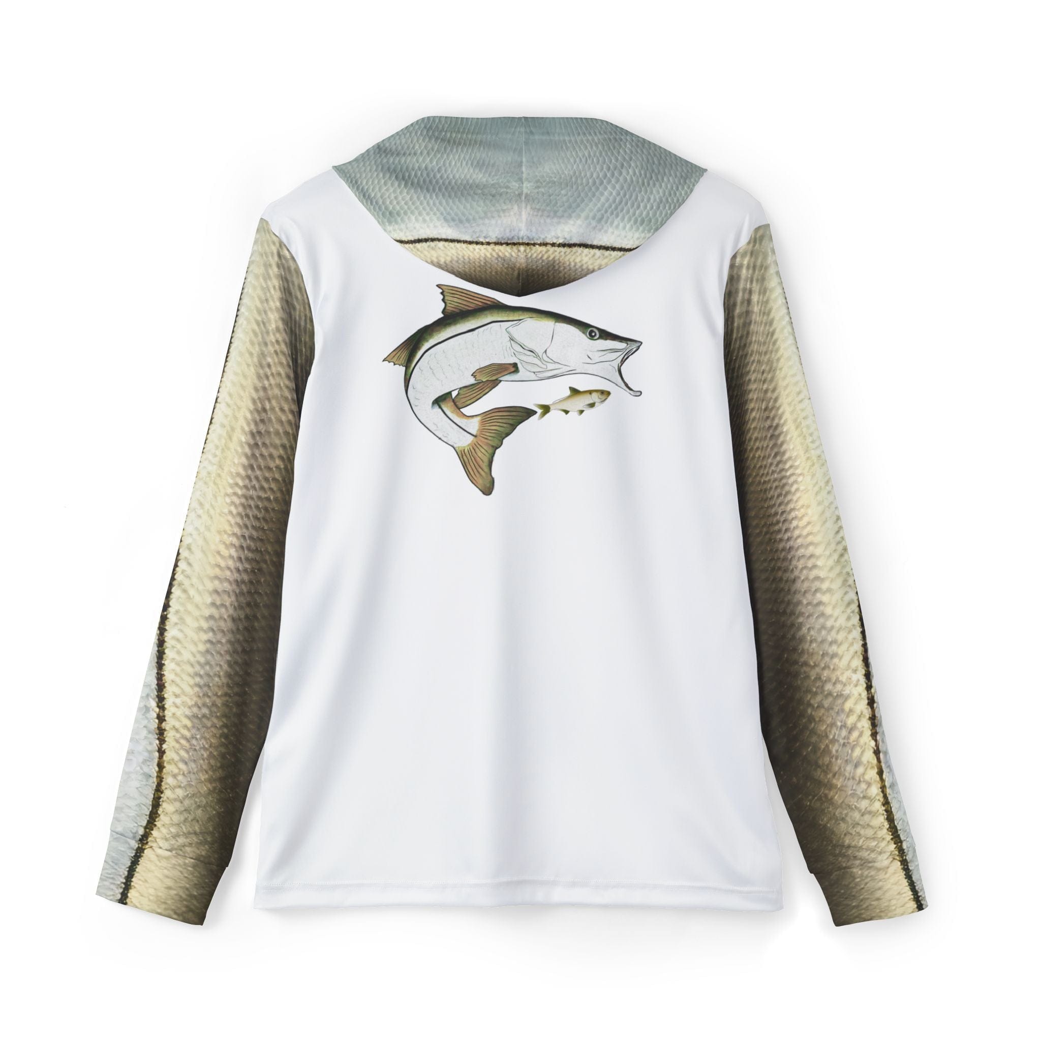Salt Skins Men's Performance Hoodie Snook Captains Series II - The Ultimate Performance Men's Long Sleeve Fishing Shirt