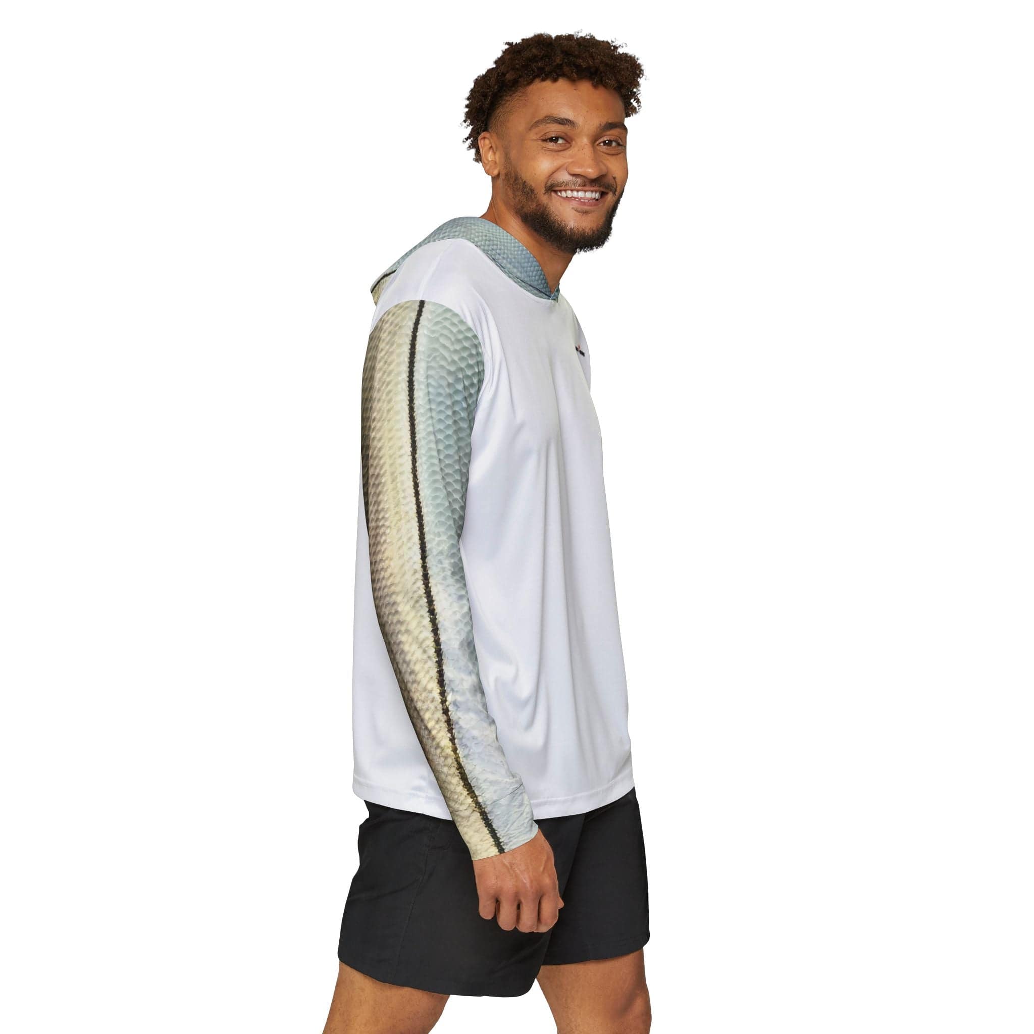 Salt Skins Men's Performance Hoodie Snook Captains Series II - The Ultimate Performance Men's Long Sleeve Fishing Shirt