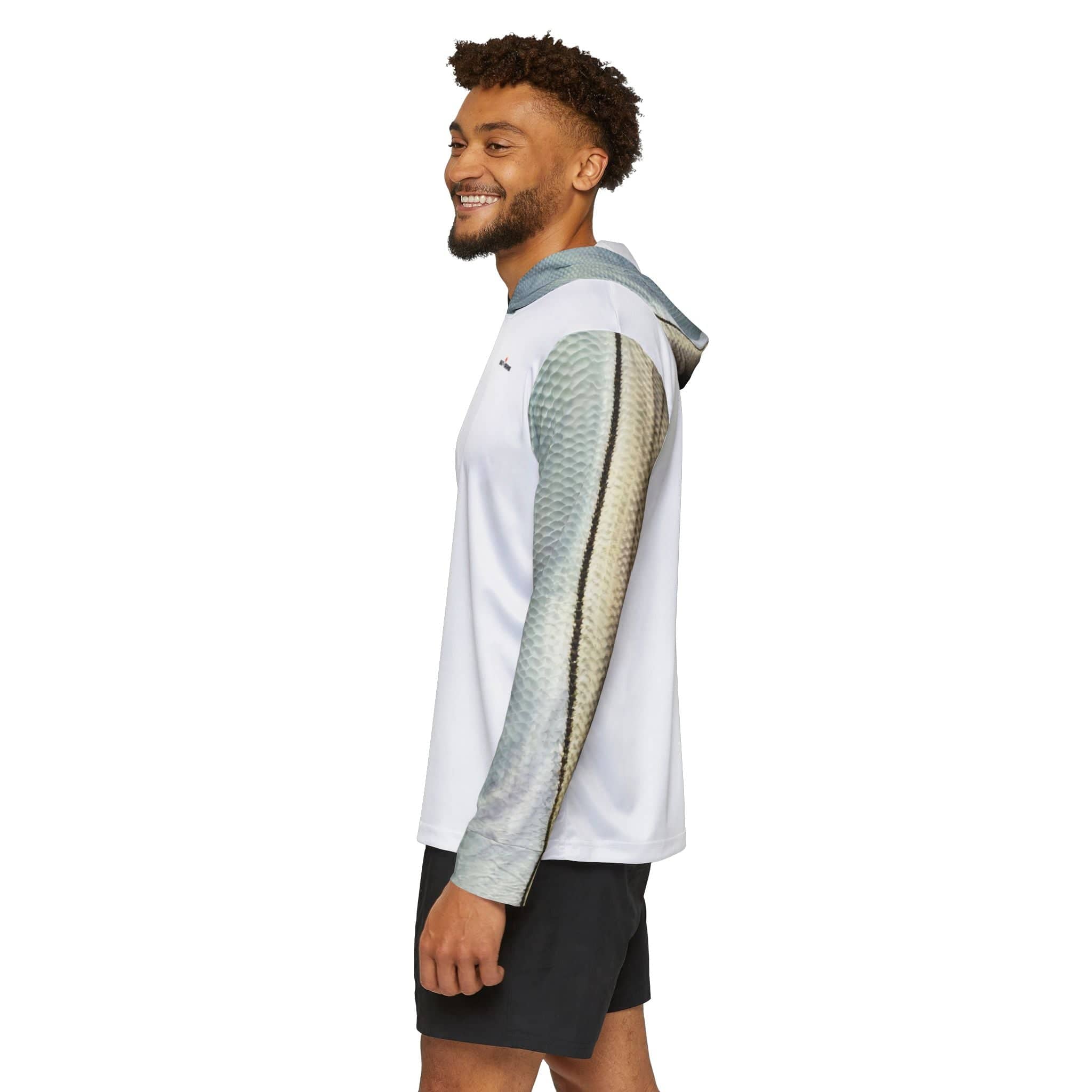 Salt Skins Men's Performance Hoodie Snook Captains Series II - The Ultimate Performance Men's Long Sleeve Fishing Shirt