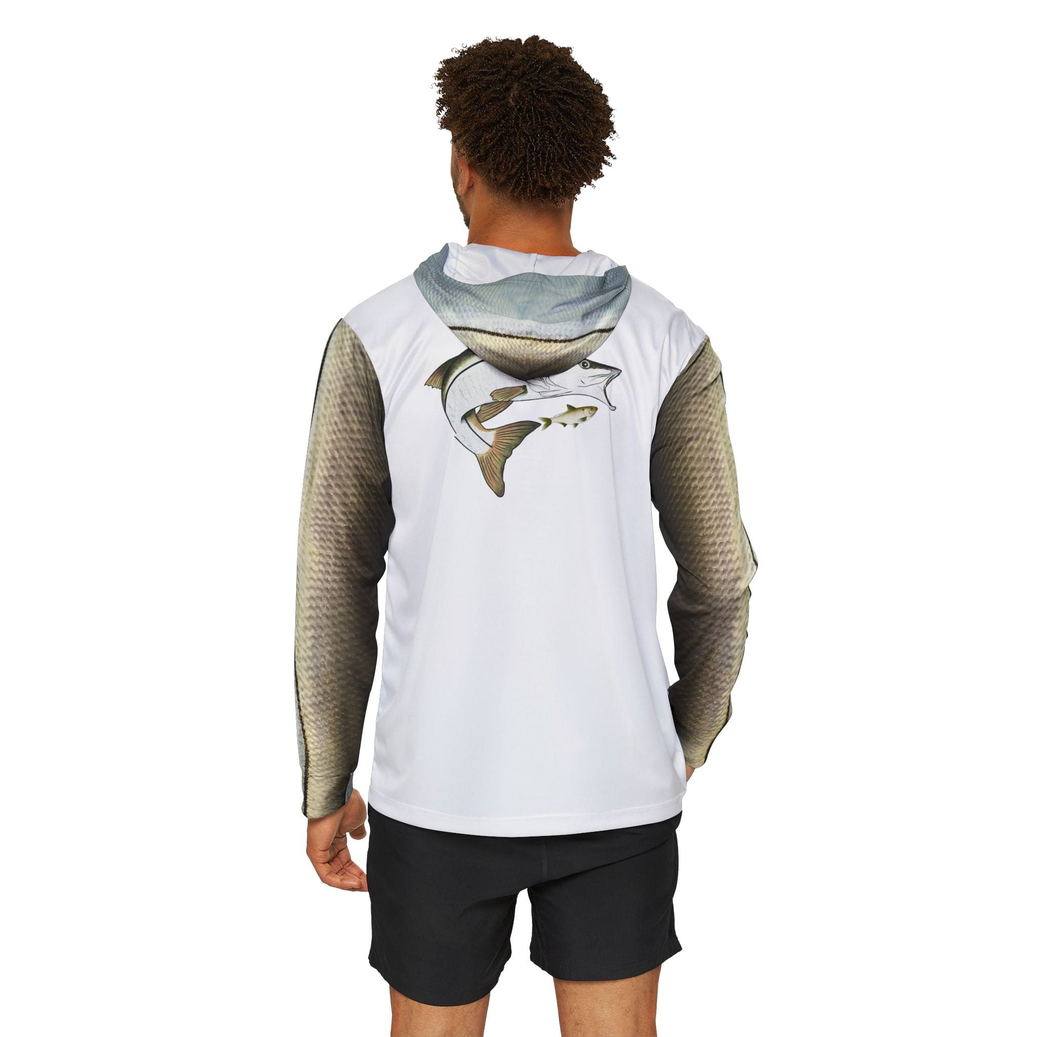 Salt Skins Men's Performance Hoodie Snook Captains Series II - The Ultimate Performance Men's Long Sleeve Fishing Shirt