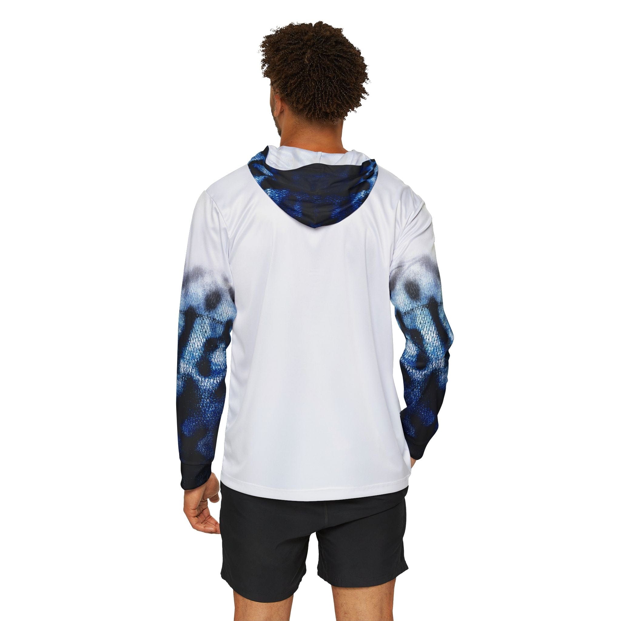 Salt Skins Men's Performance Hoodie Spanish Mackerel II - The Ultimate Performance Men's Long Sleeve Fishing Shirt
