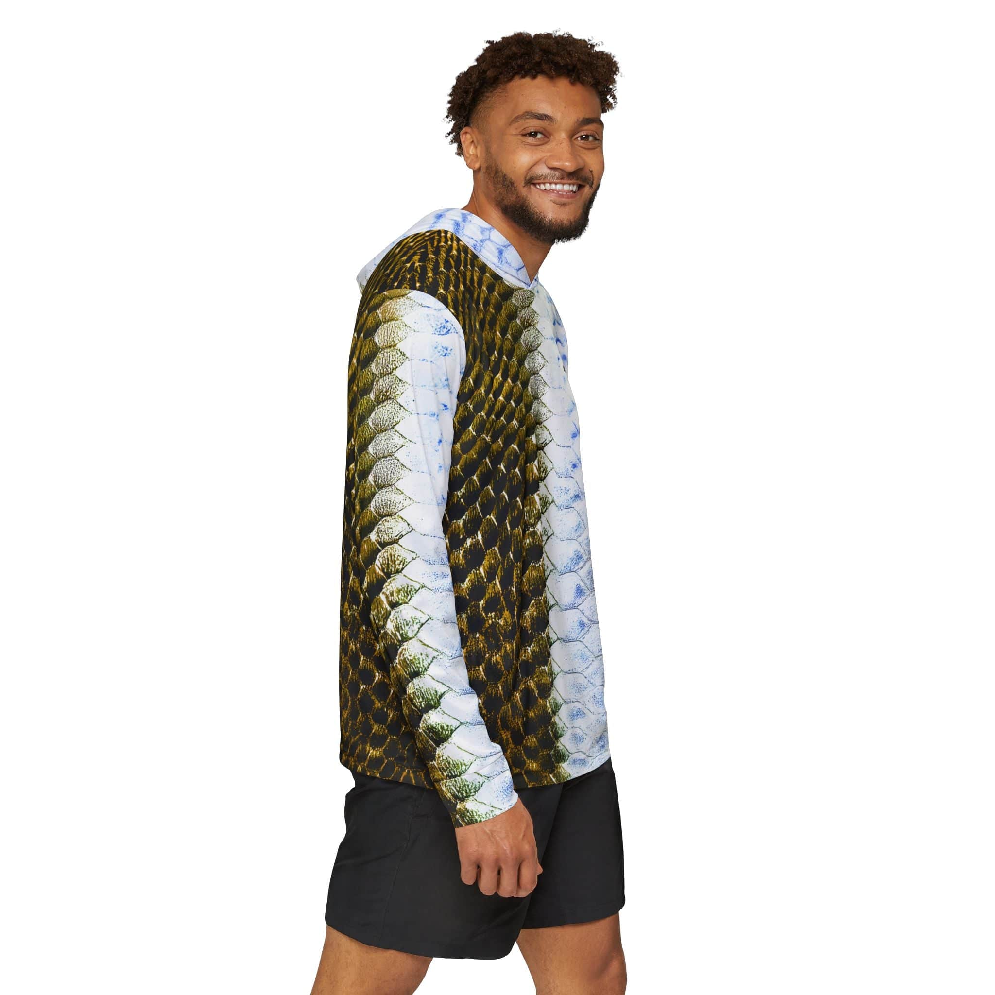 Salt Skins Men's Performance Hoodie Tarpon Captains Series Ultimate Performance Men's Long Sleeve Fishing Shirt