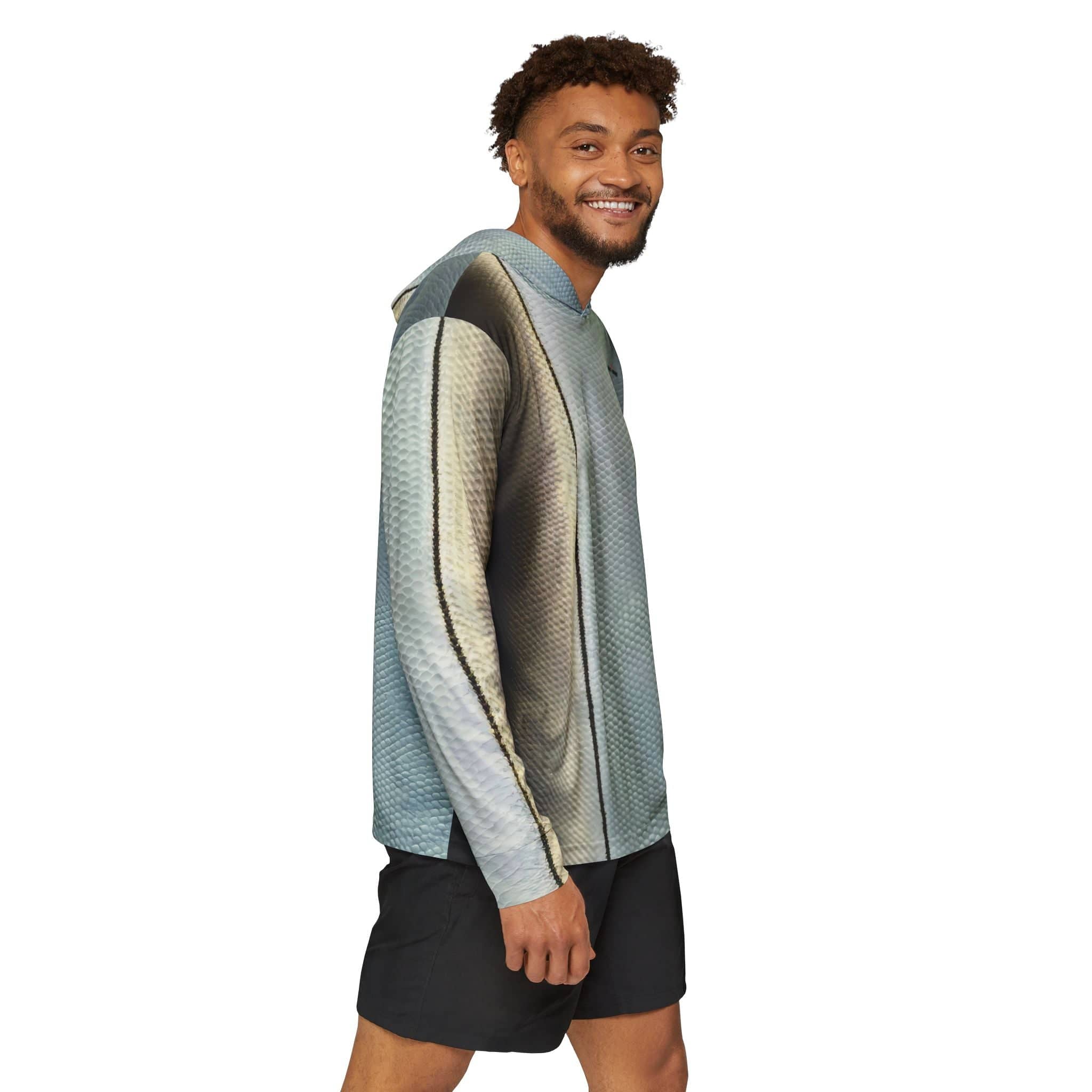 Salt Skins Men's Performance Hoodie The Ultimate Snook Captains Series - Men's Long Sleeve Performance Fishing Shirt