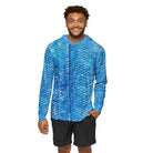 Salt Skins Men's Performance Hoodie Threadfin Herring Men's Ultimate Performance Long Sleeve Fishing Shirt