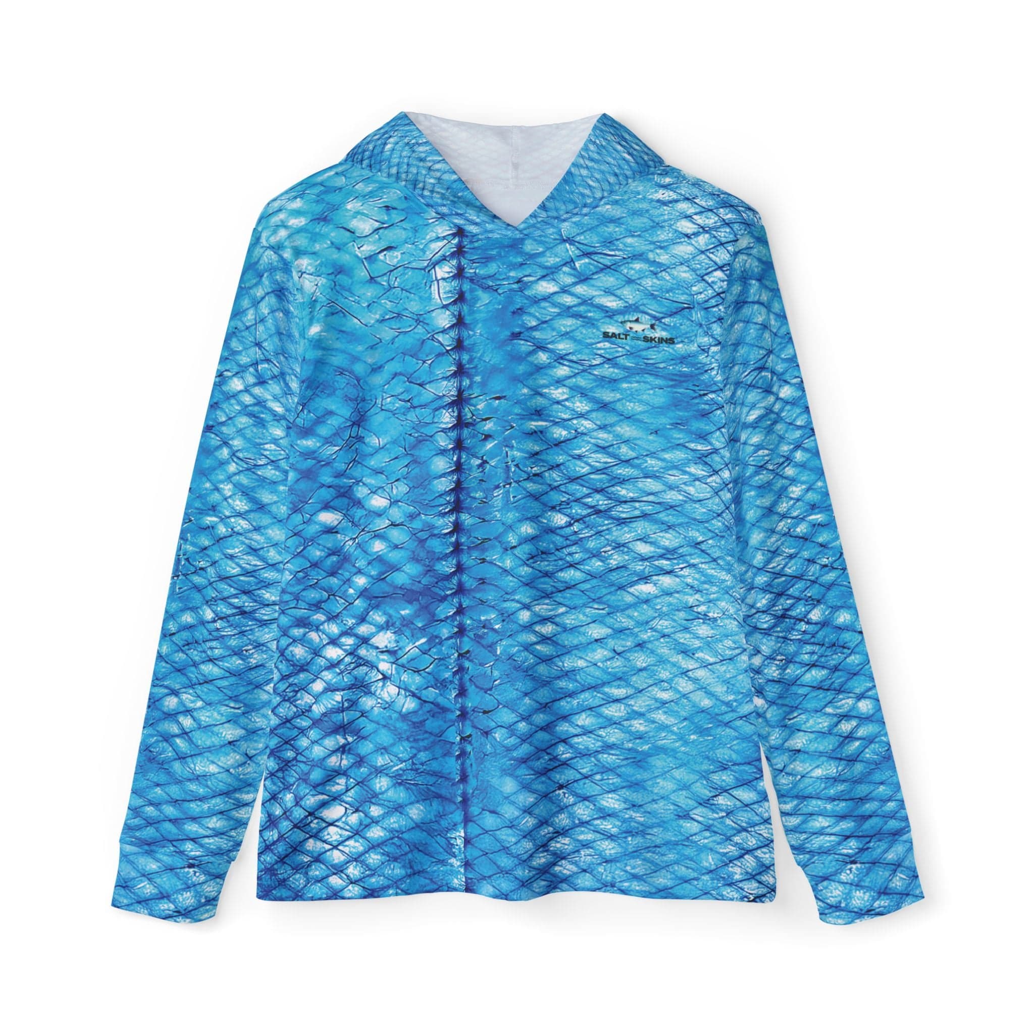Salt Skins Men's Performance Hoodie XS / Blue Threadfin Herring Men's Ultimate Performance Long Sleeve Fishing Shirt