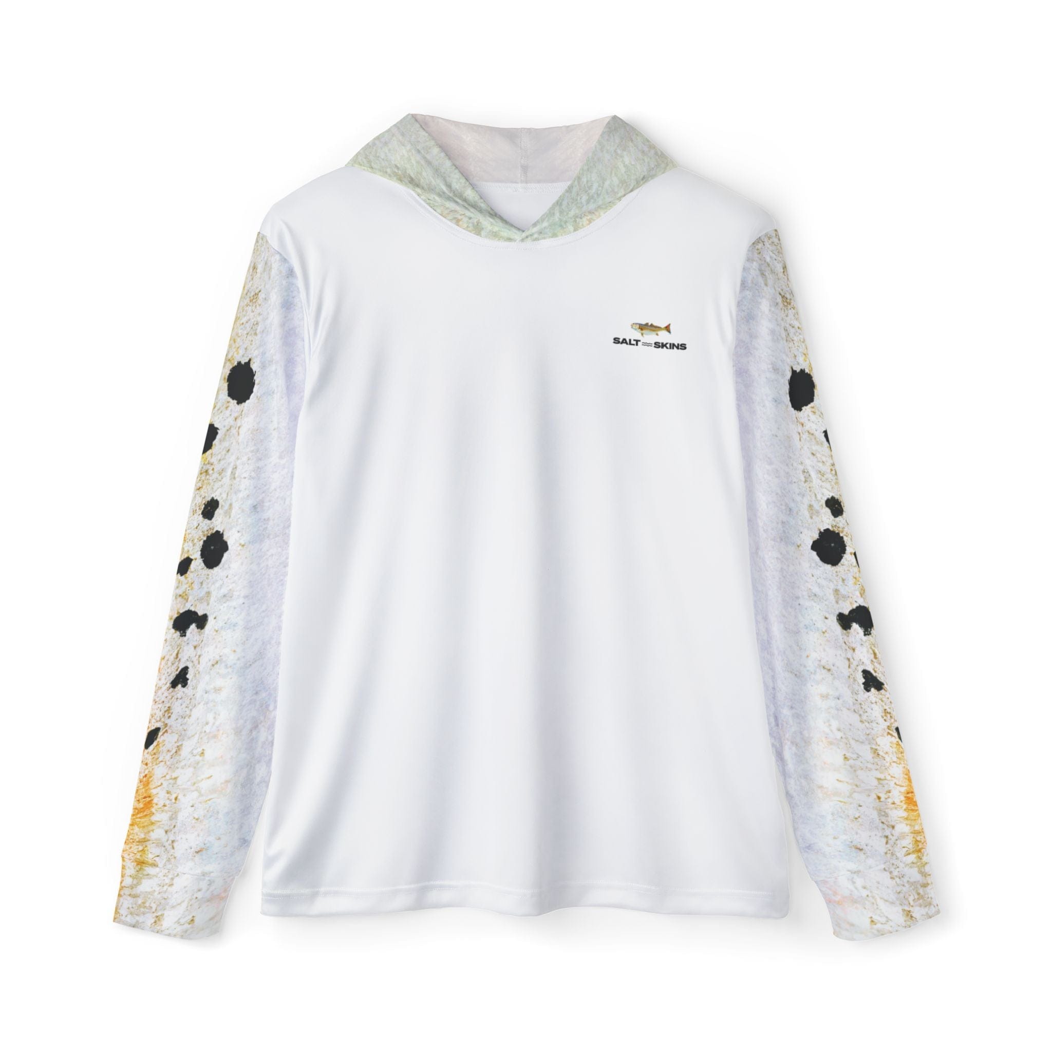 Salt Skins Men's Performance Hoodie XS / Orange Red Redfish Master Men's Ultimate Performance Long Sleeve Fishing Shirt