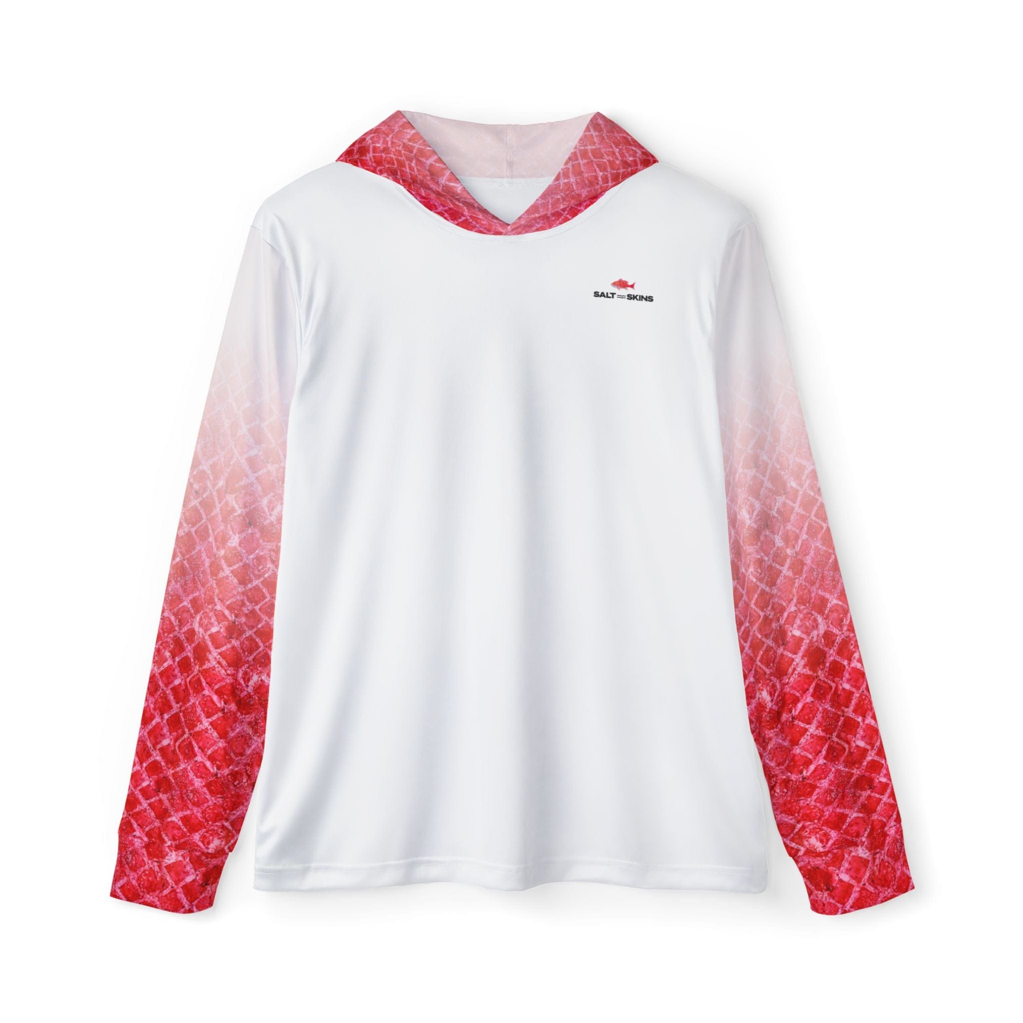 Salt Skins Men's Performance Hoodie XS / Red Red Snapper Captains Series II - The Ultimate Performance Men's Long Sleeve Fishing Shirt