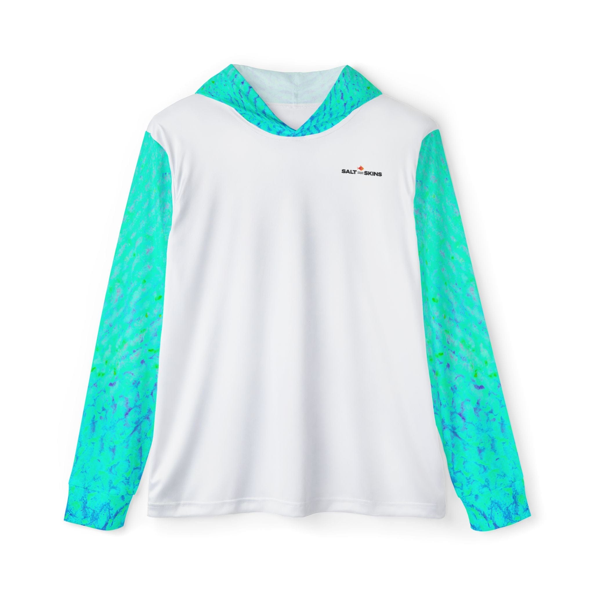 Salt Skins Men's Performance Hoodie XS / Sea Foam Green Mingy Snapper Captains Series II - The Ultimate Performance Men's Long Sleeve Fishing Shirt
