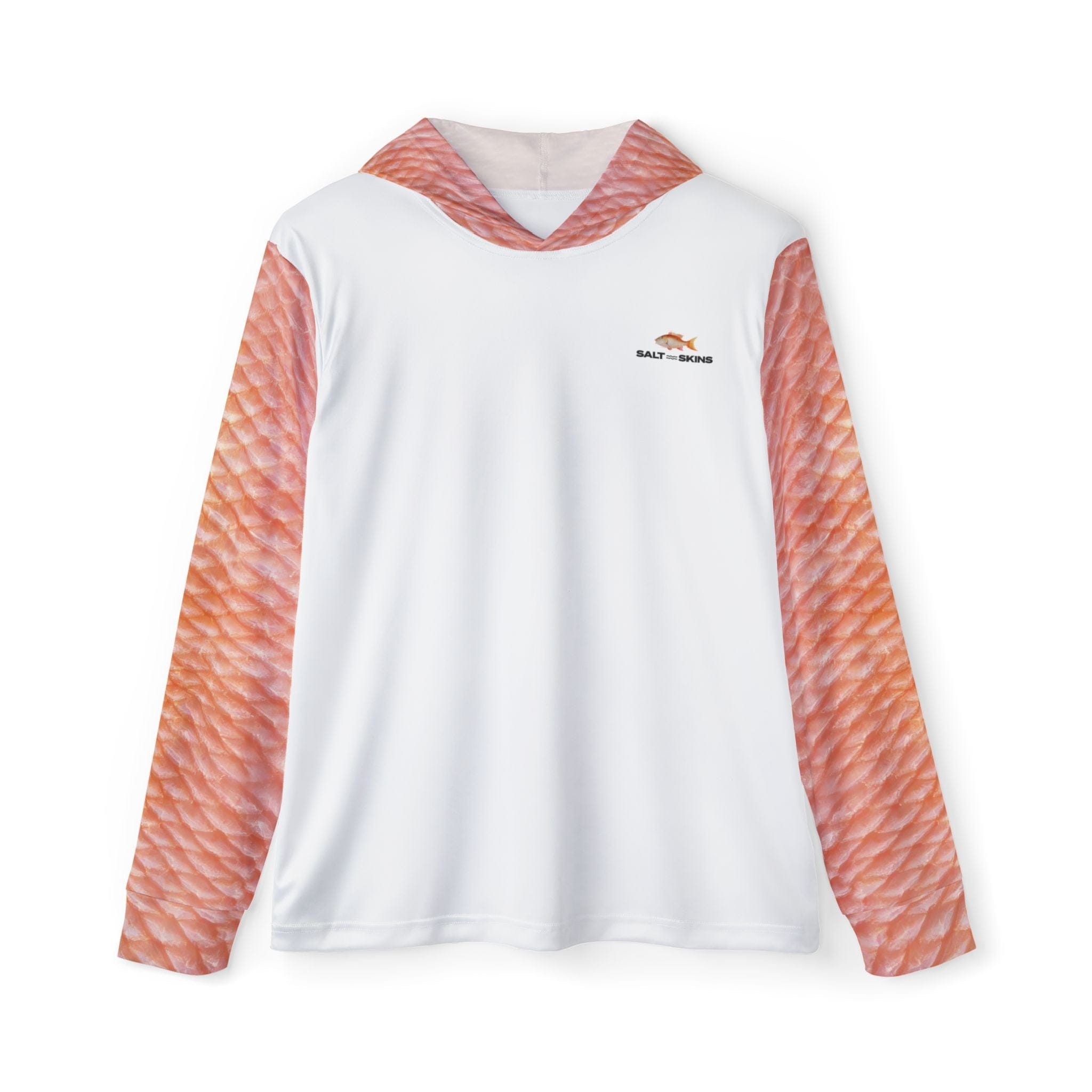Salt Skins Men's Performance Hoodie XS / Tangerine Mutton Snapper II Men's Ultimate Performance Long Sleeve Fishing Shirt