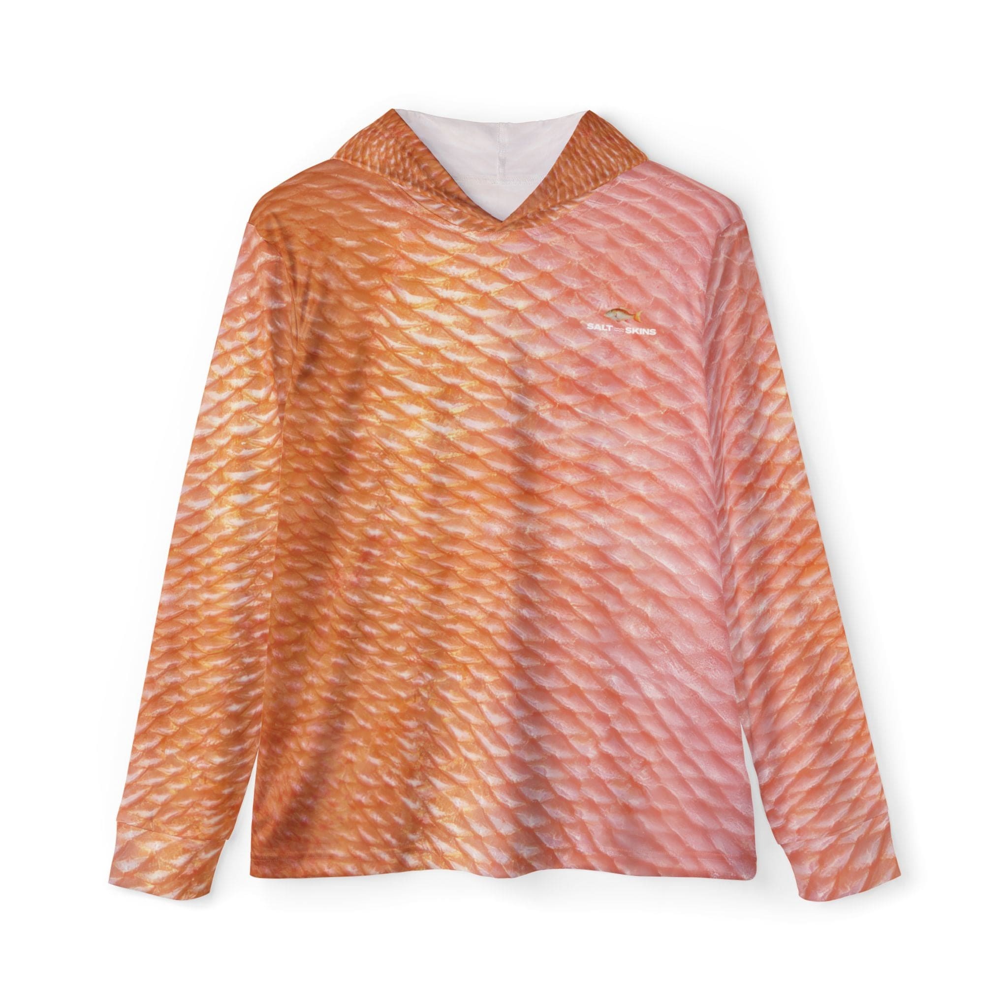 Salt Skins Men's Performance Hoodie XS / Tangerine Mutton Snapper Men's Ultimate Performance Long Sleeve Fishing Shirt