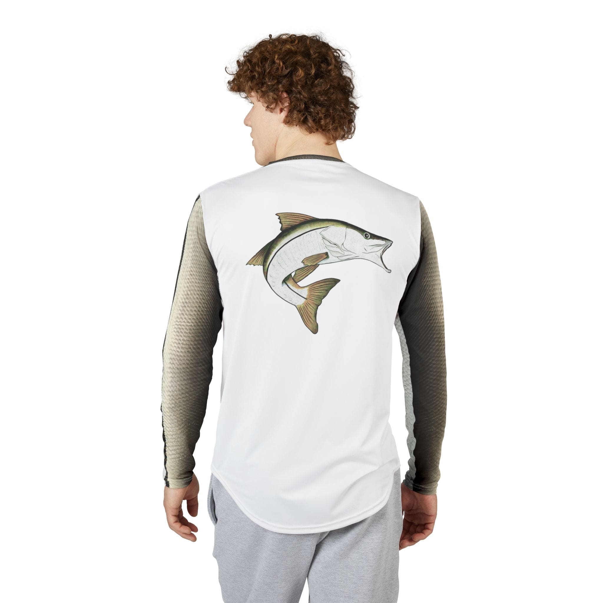 Salt Skins Men's Performance Shirt Snook Lightweight Men's Performance Long-Sleeve Fishing Shirt