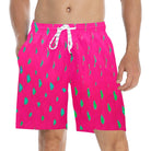 Salt Skins Men's Swim Shorts Hot Pink / XS Jupiter Pulse Men's Mid-Length Swim Shorts