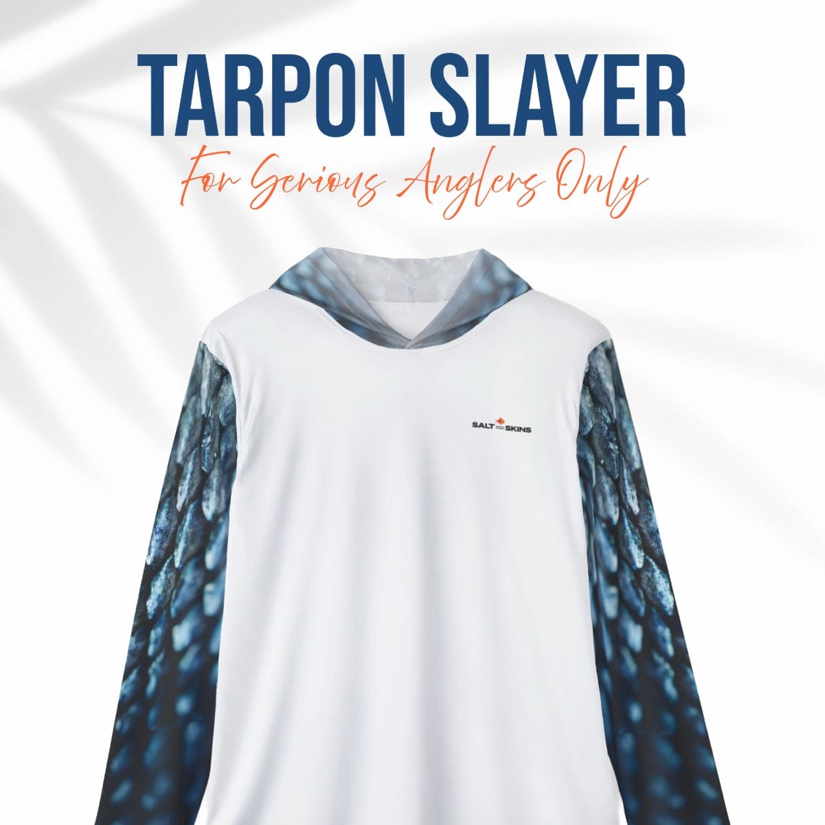 Salt Skins Performance Hoodie Tarpon Slayer - The Ultimate Performance Men's Long Sleeve Fishing Shirt