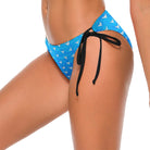 Salt Skins Swimsuit Bottom S / Blue Salt Skins Sand Dollar Doves Blue Bikini Bottom