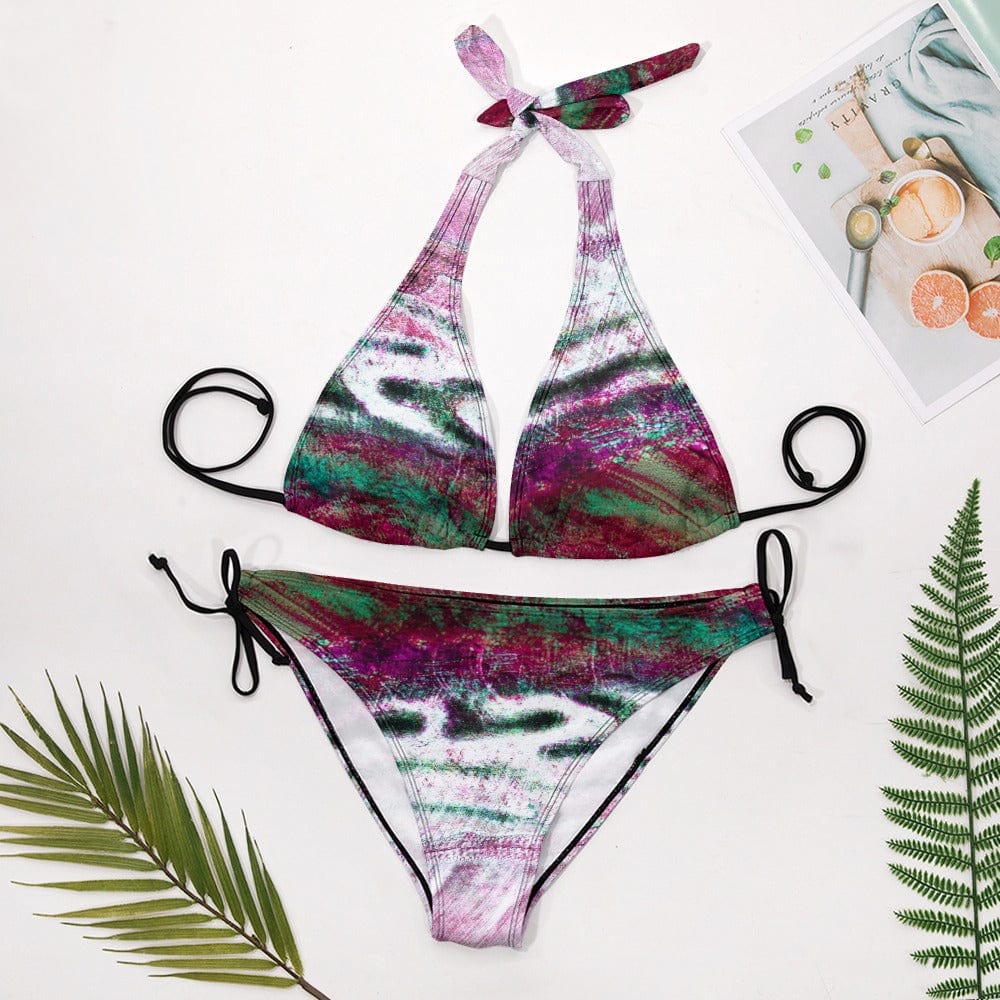 Salt Skins Two Piece Women's Bikini Barracuda Strike Women's Two-Piece Bikini in Purple