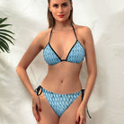 Salt Skins Two Piece Women's Bikini Silver King Women's Two Piece Bikini Swimsuit