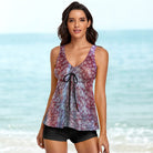 Salt Skins Two Piece Women's Swimsuit S / Purple Octopus Women's Two Piece Cover Up Swimsuit