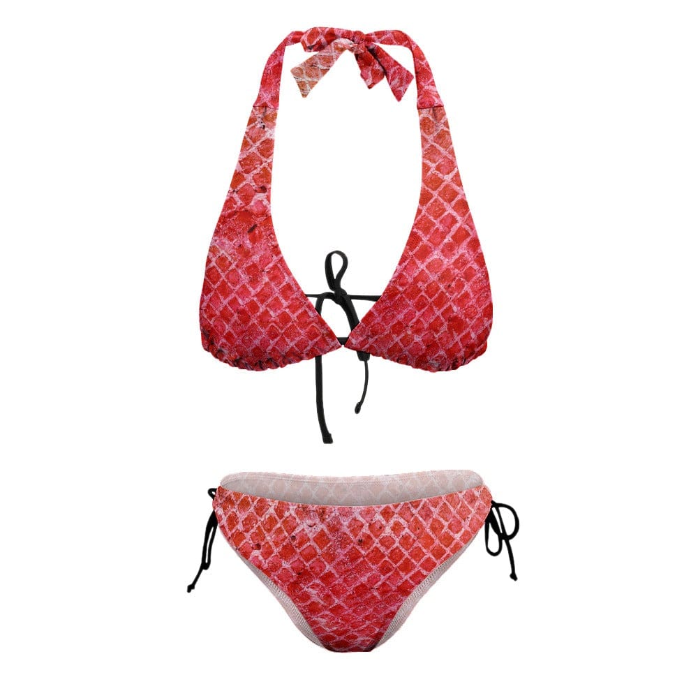 Two Piece Women's Bikini Mystic Tides Red Women's Two Piece Bikini Salt Skins