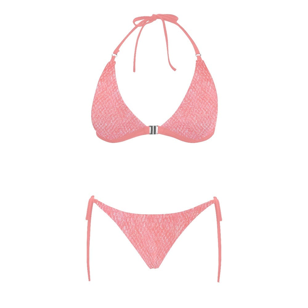 Two Piece Women's Bikini Pink Coral Women's Two Piece Swimsuit Bikini Salt Skins