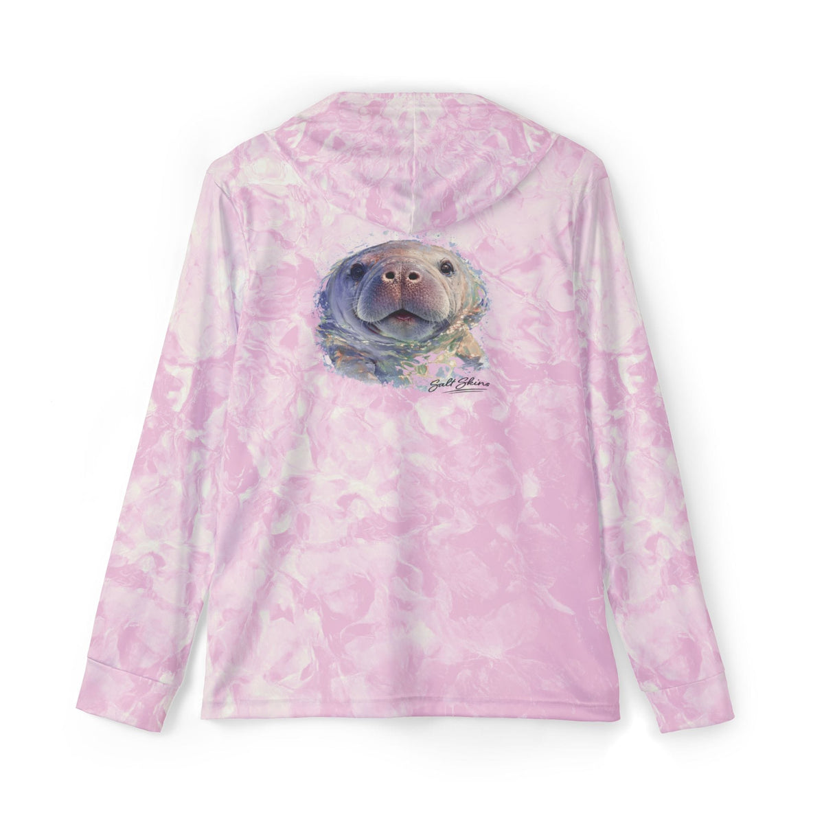 Women's Performance Hoodie Women's Pink Manatee Performance Hoodie Salt Skins