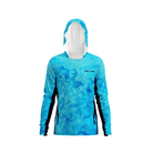 Salt Skins Men's Performance Hoodie Reef Water Blue / S Reef Water Side Vent Fishing Hoodie with Pockets