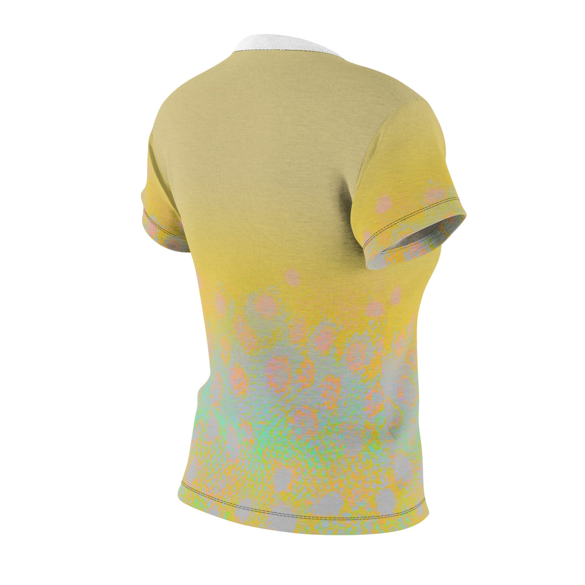All Over Prints Brown Trout Performance Tee in Gold Salt Skins Apparel