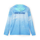 All Over Prints Fish-to-Live Permit in Blue Printify