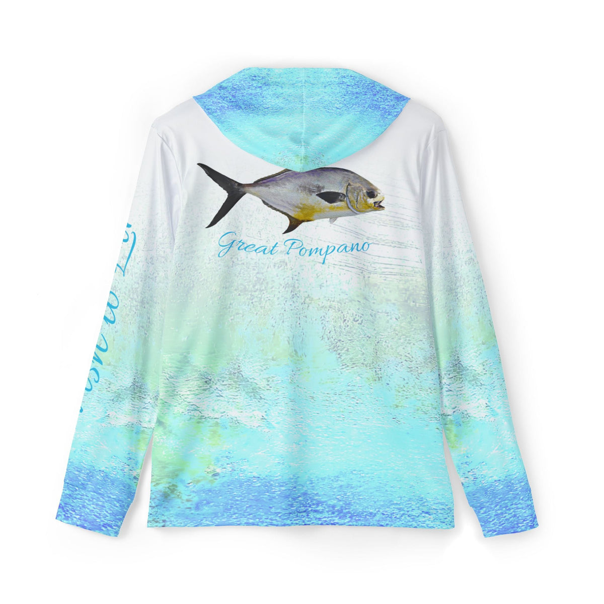 All Over Prints Fish-to-Live Seafoam Green Permit by Fishaholic Printify