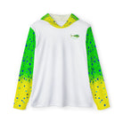 Salt Skins Men's Long Sleeve Hoodie Green / XS Mahi Fever Ultimate Performance Men's Long Sleeve Fishing Shirt