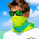 Salt Skins Neck Gaiter Green & Yellow / XS Mahi Lightweight Neck Gaiter