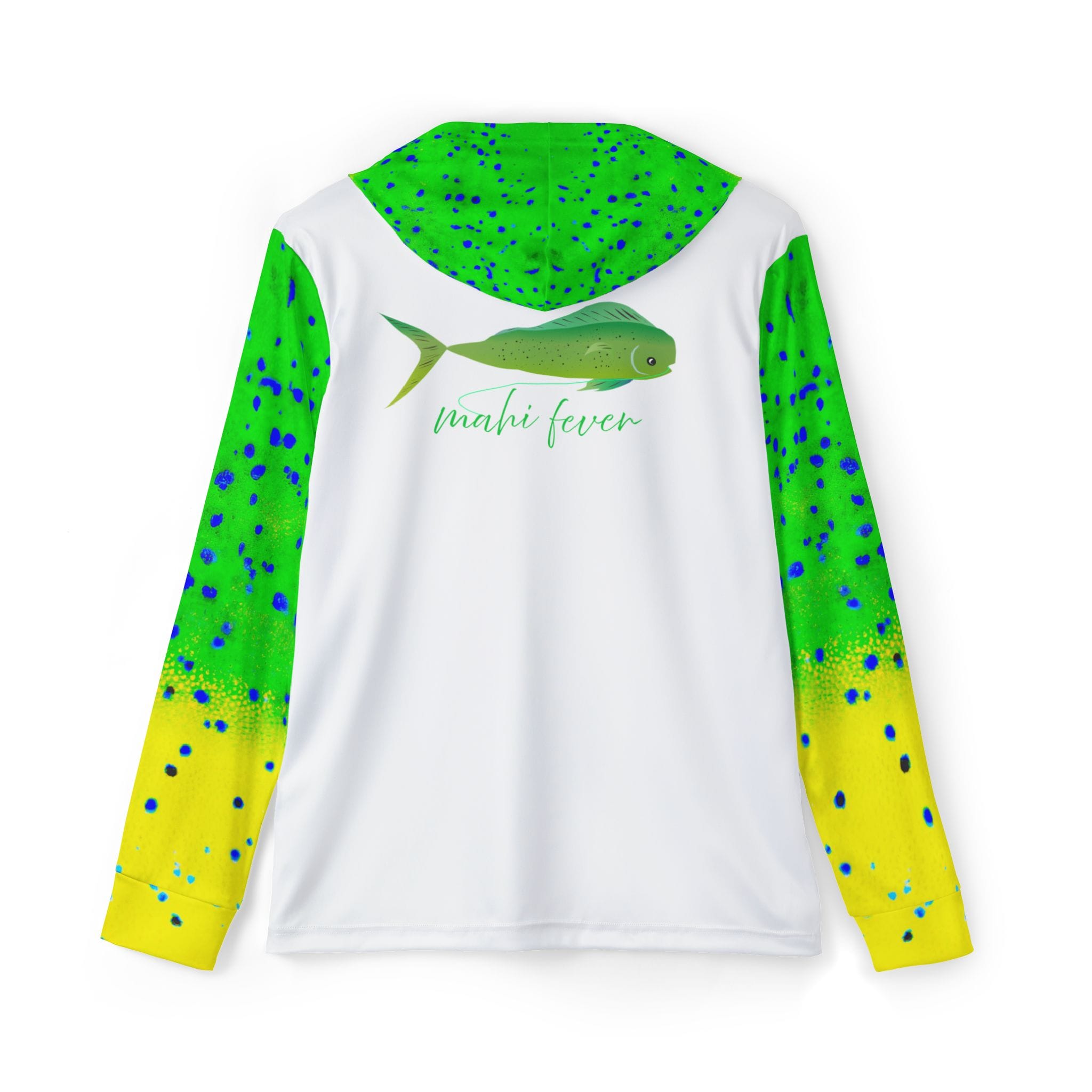 Salt Skins Men's Long Sleeve Hoodie Mahi Fever Ultimate Performance Men's Long Sleeve Fishing Shirt