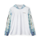 Salt Skins Men's Performance Hoodie Steel Blue / XS Barracuda Blue Captains Series II Long Sleeve Performance Hoodie