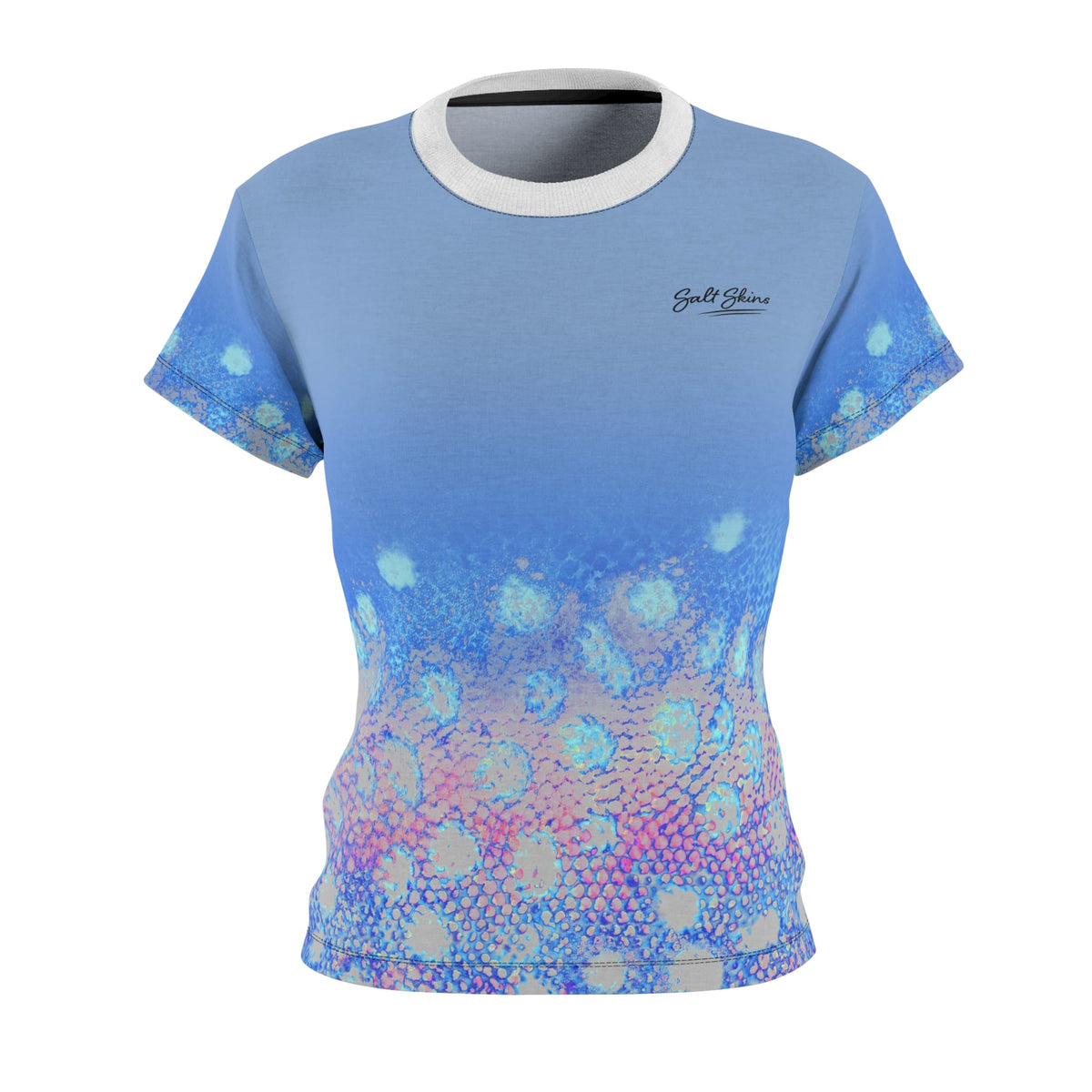 All Over Prints XS / Black stitching / 4 oz. Brown Trout Performance Tee Purple Salt Skins Apparel