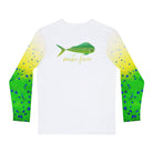 Salt Skins Men's Performance Shirt Mahi Long Sleeve Men's Shirt Fishing Performance Green