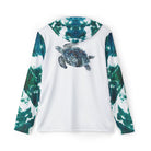 Printify All Over Prints XS Turtle Patch Reef Men's Performance Long Sleeve Fishing Hoodie