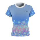 All Over Prints XS / White stitching / 4 oz. Brown Trout Performance Tee Purple Salt Skins Apparel
