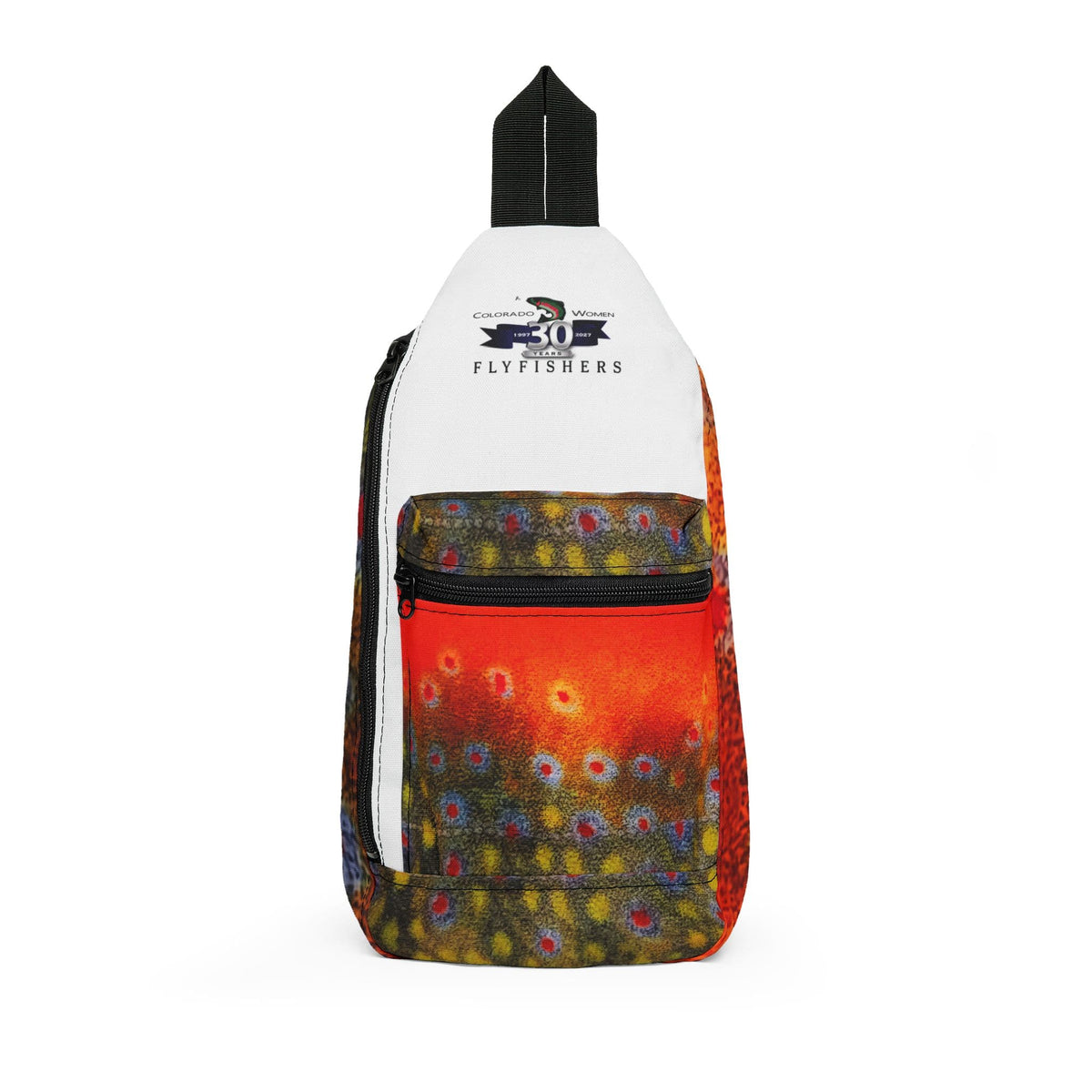 Bags 14.5" × 9'' Colorado Women Flyfishers Brook Trout Sling Bag Salt Skins