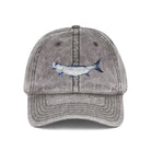 Hats Ash Grey / One size Tarpon Embroidered Vintage Fish Cap by Salt Skins Apparel Salt Skins