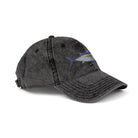 Salt Skins Hats Black Tuna Embroidered Vintage Fish Cap by Salt Skins Apparel
