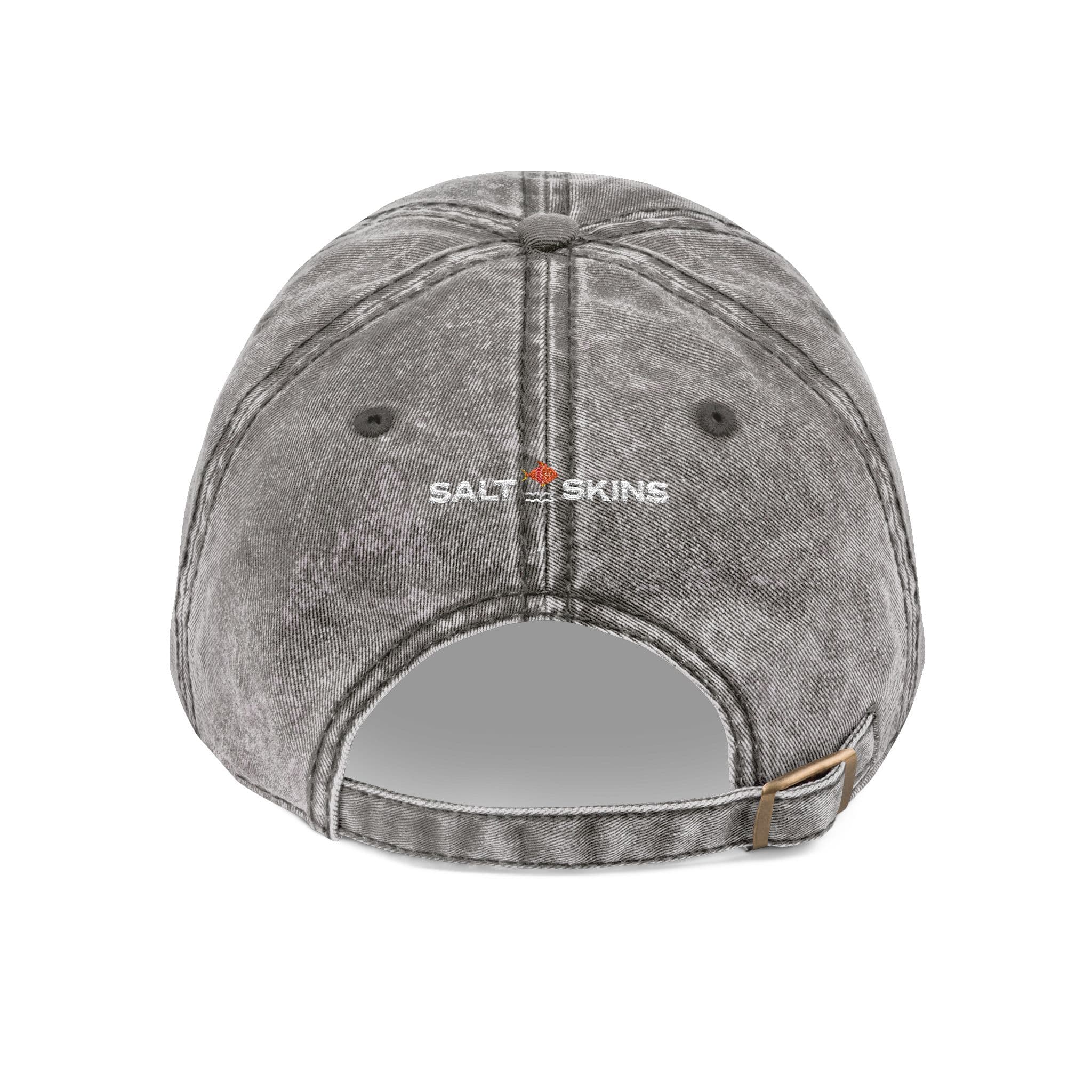 Salt Skins Hats Blue Marlin Embroidered Vintage Fish Cap by Salt Skins Apparel
